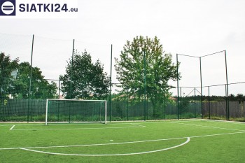 Siatki Ełk - Tu zabezpieczysz ogrodzenie boiska w siatki; siatki polipropylenowe na ogrodzenia boisk. dla terenów Ełk